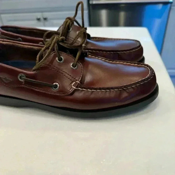Dockers men’s brown leather lace up shoes size 9 excellent condition main image 6